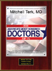 America's Most Honored Doctors 2026 Top 1%: Mitchell Terk, MD