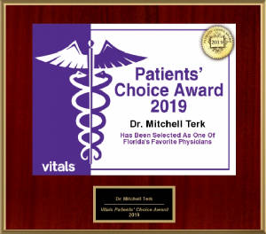 Mitchell Terk, MD: Awarded Vitals® Patient's Choice Award - 2019