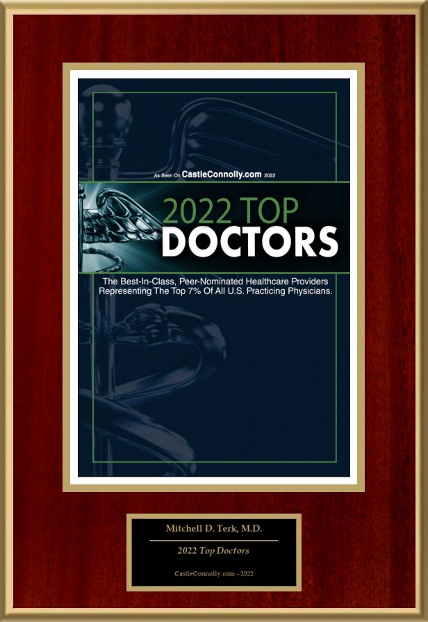 Dr. Mitchell Terk is recognized among Castle Connolly Top Doctors&reg;&nbsp;in 2022