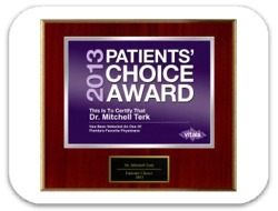 Mitchell Terk, MD Selected For Patients' Choice Award 2013