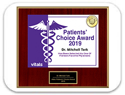 Mitchell Terk, MD: Awarded Vitals® Patient's Choice Award - 2019